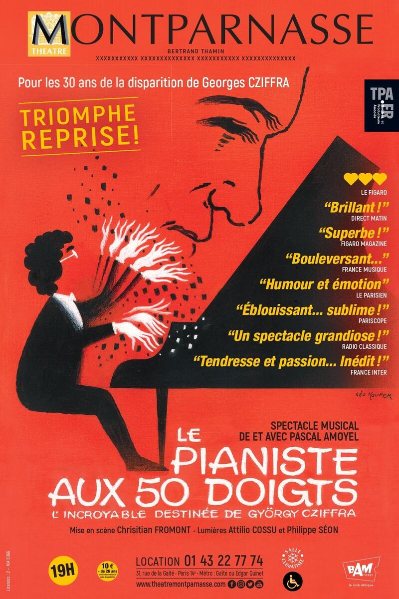 LE PIANISTE AUX 50 DOIGTS Albert et Charlie affiche